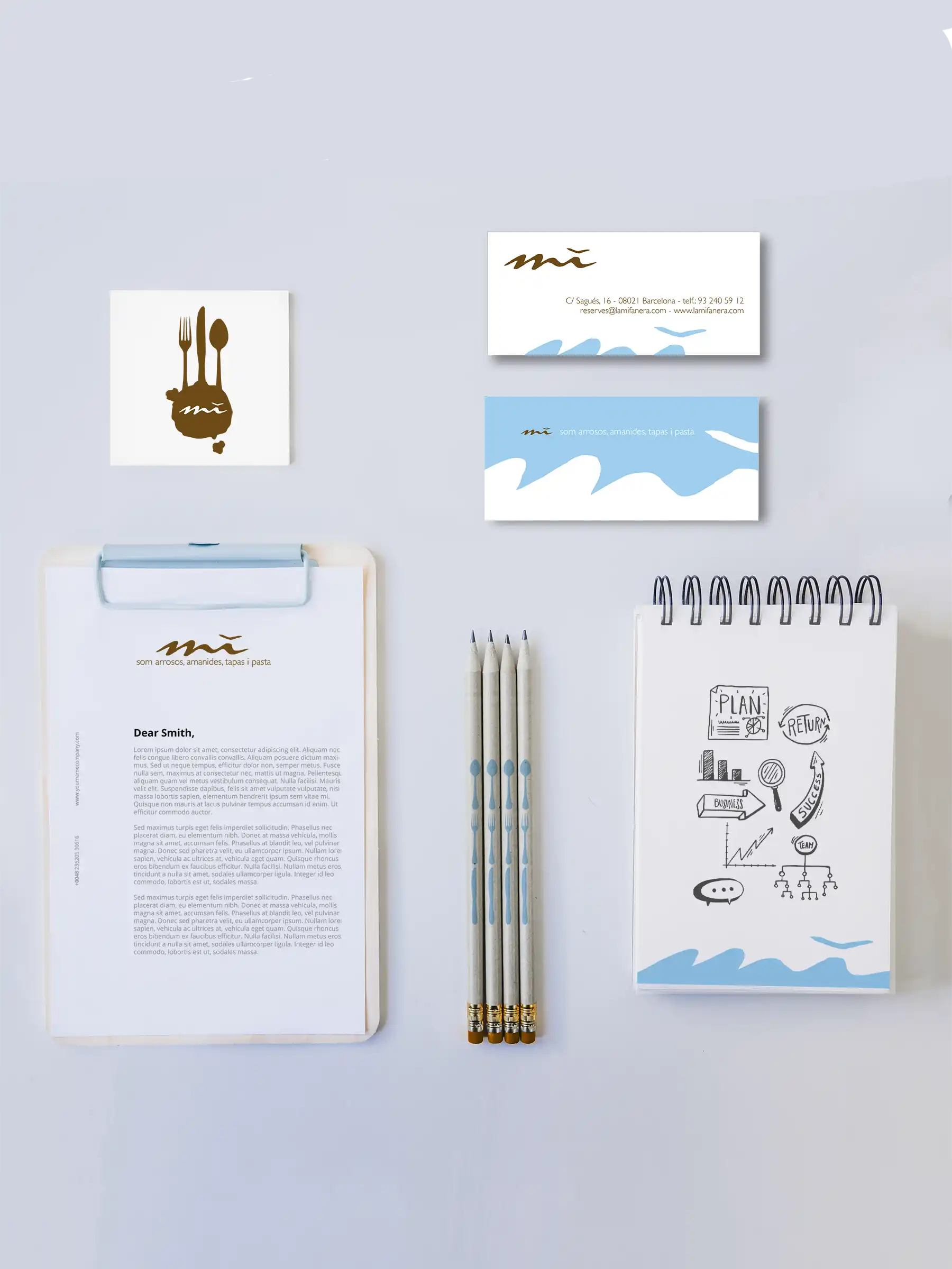 Creatividad, Diseño de imagen corporativa de restaurante por Rango Estudio